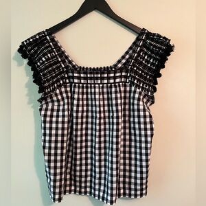 ~ JCrew Plaid Top